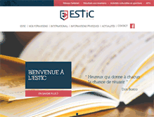 Tablet Screenshot of estic.fr
